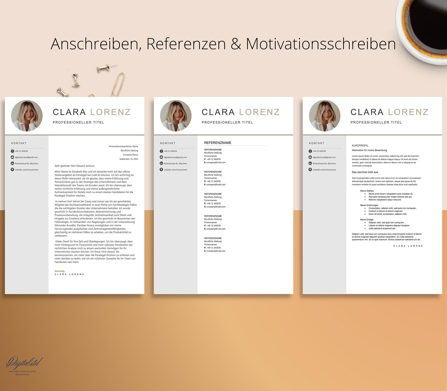 Lebenslauf Bewerbung anschreiben, deckblätter Vorlage lebenslauf modern, word, pages, klassischer Tabellarische moderner lebenslauf vorlage