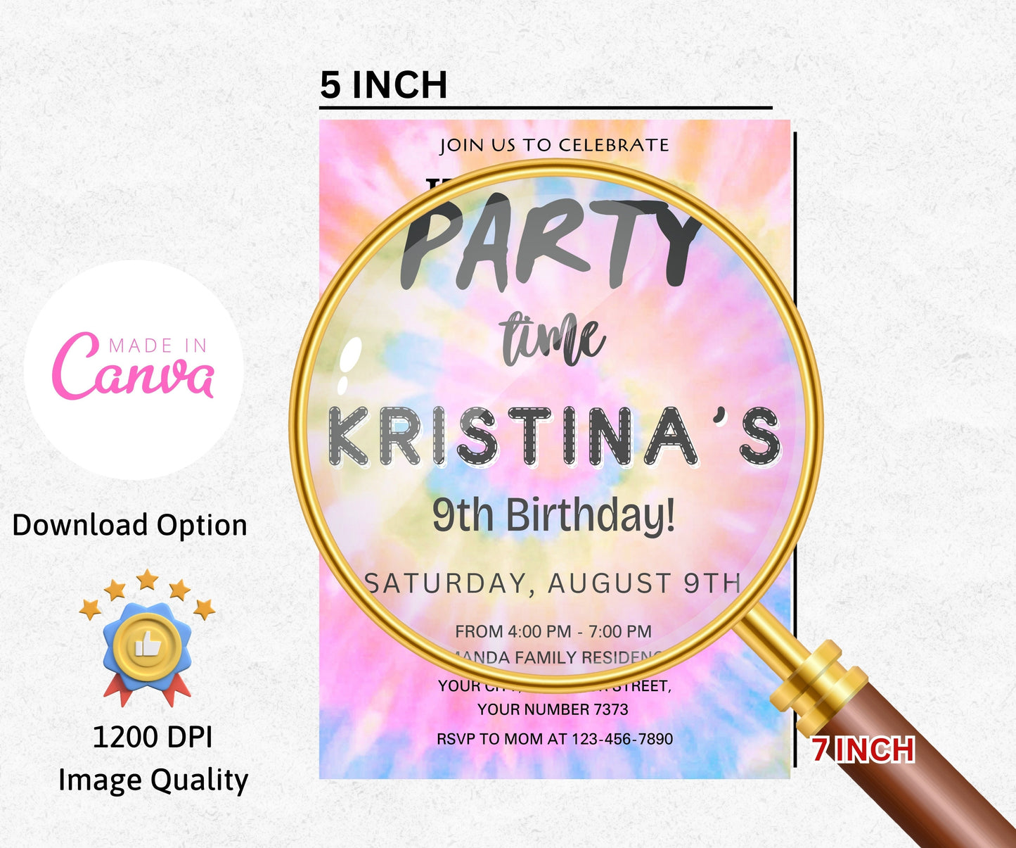 Tie Dye Birthday Invitation Rainbow Editable Tie Dye Birthday Invitations Tie Dye Party Printable Invitations Tie-Dye Party Instant Download