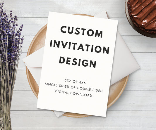 Custom Invitation for Birthday Invite, Create Your Own Birthday Invite Custom Shower Invite for Shower Birthday Invitation Design